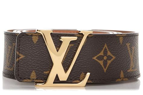 louis vuitton belt initiales monogram 1.5w brown/brass|lv checkered belt.